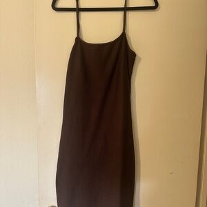 House of Harlow 1960 Brown Strapless Dress